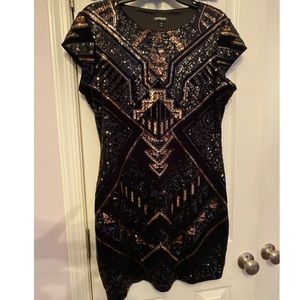 Express Sequin Dress